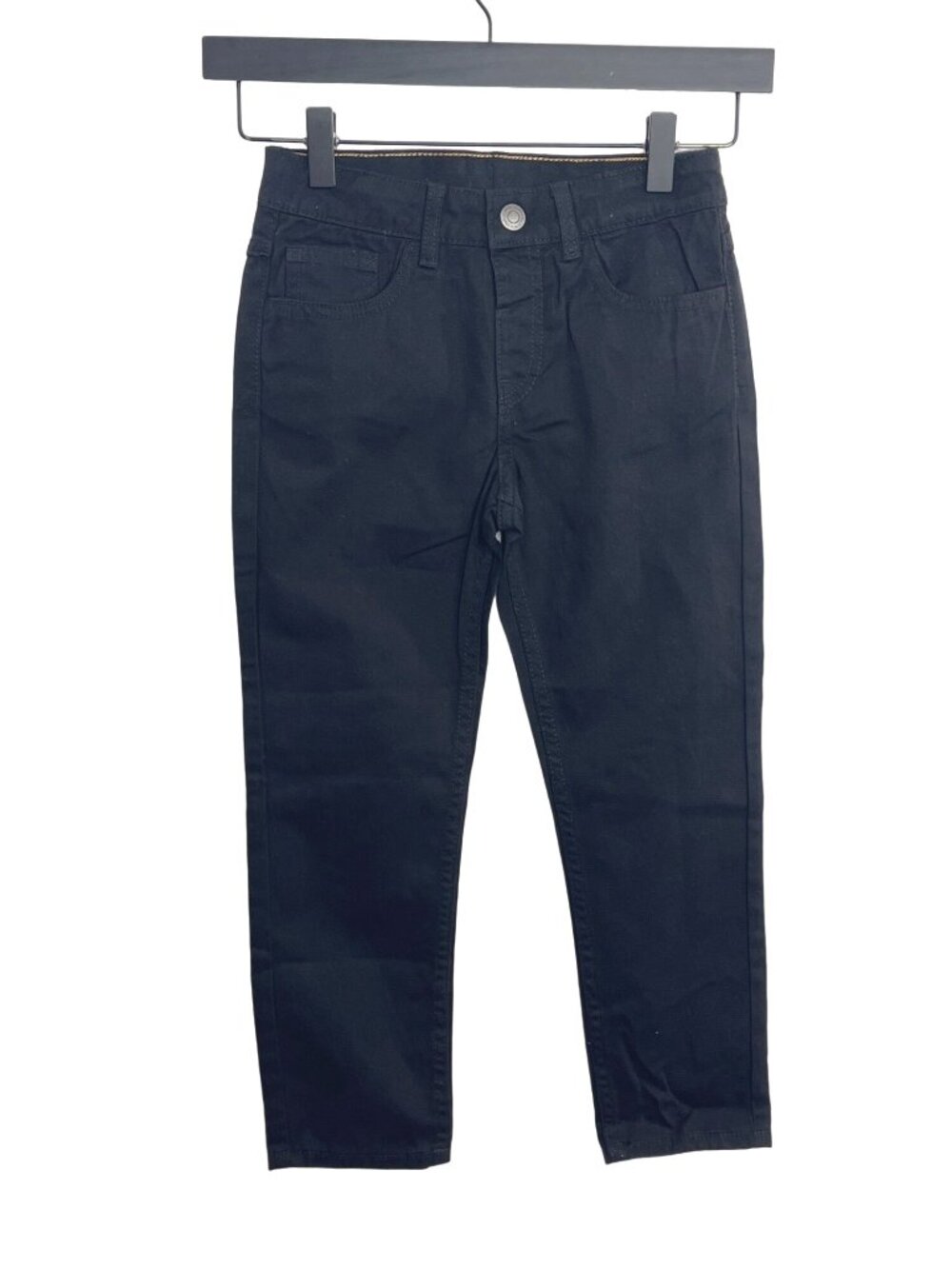 H&M Boys Black Jeans Size 6 Straight Leg